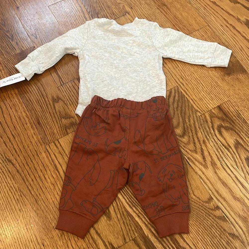 Carter’s Matching Set. Includes Shirt and Pants. Size 3 Months. New With Tags.